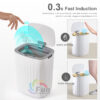 Smart Trash Can With Lid For Bedroom And Living Room Kitchen Storage Box Trash Can Induction Small Car Box Automatic Smart Dustbin Smart Trash Bin – Bild 3