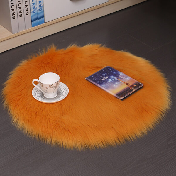 Hair Plush Carpet Floor Mats Household Floor Mats  Wool Round Bedroom Carpets – Bild 7
