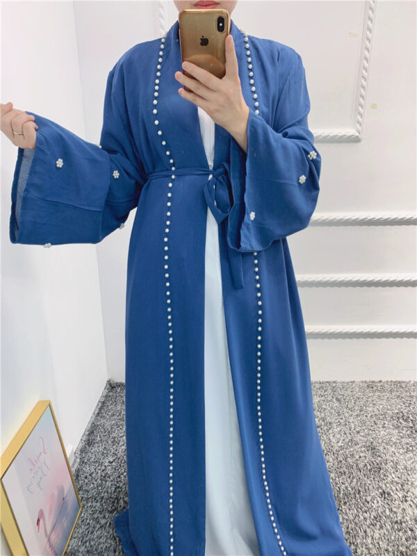 Eid Kaftan Moroccan Abaya Dubai Turkey Hijab Muslim Fashion – Bild 4