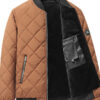 Fashion Rhombic-sewing Design Cotton Coat Winter Warm Thickened Baseball Jacket Casual Solid Color Outwear Clothing For Men – Bild 3