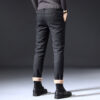 Fleece Lined Sanded Slim-fit Stretch Casual Pants – Bild 8