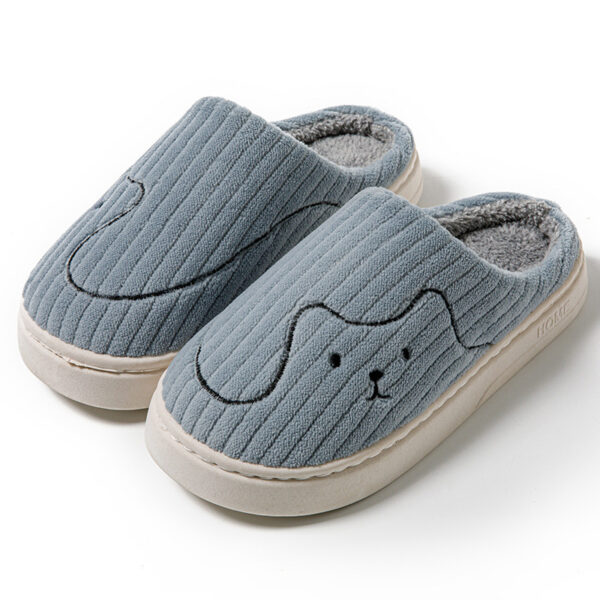 Striped Cat Slippers Indoor Couple Non-slip Floor Bedroom Slipper Winter Warm Plush House Shoes Women Men – Bild 8