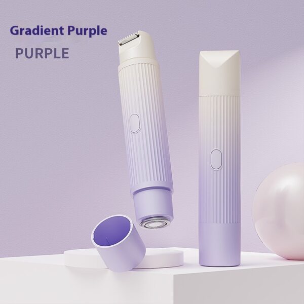 Dual-Head Electric Shaver Painless Women's Epilator Bikini Hair Removal Device Automatic Hair Trimmer Underarm Facial Lips Leg – Bild 6